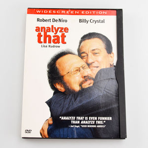 Analyze That (DVD, 2002) Robert DeNiro, Billy Crystal, Lisa Kudrow