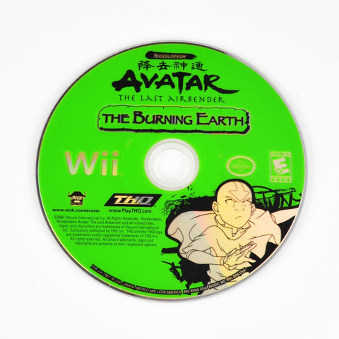 Avatar: The Last Airbender - The Burning Earth (Nintendo Wii, 2007)  DISC ONLY