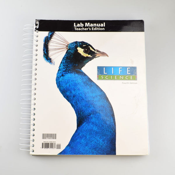 BJU Life Science Lab Manual Teachers Edition - 4th Edition