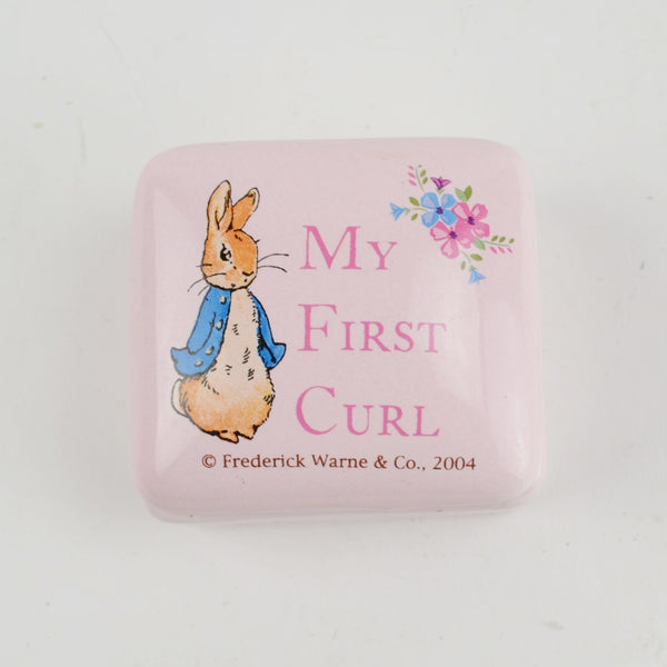 Beatrix Potter Photo Frame 4"x3" Ceramic Pink Boxes Baby Girl Set - Rabbit Flowers