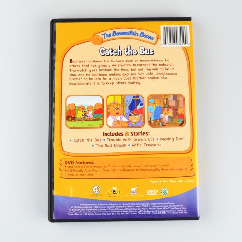The Berenstain Bears: Catch The Bus (DVD, 2005) Includes 5 Stories