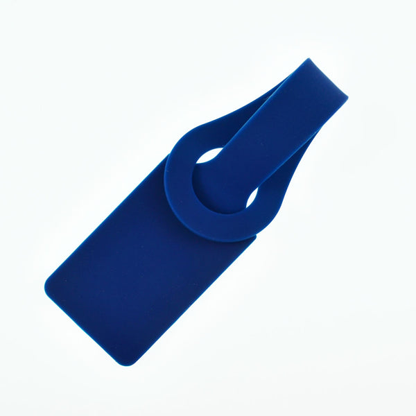 Silicone Luggage Tag - ID Card Holder - BOKUNO P+G Designs - Navy Blue