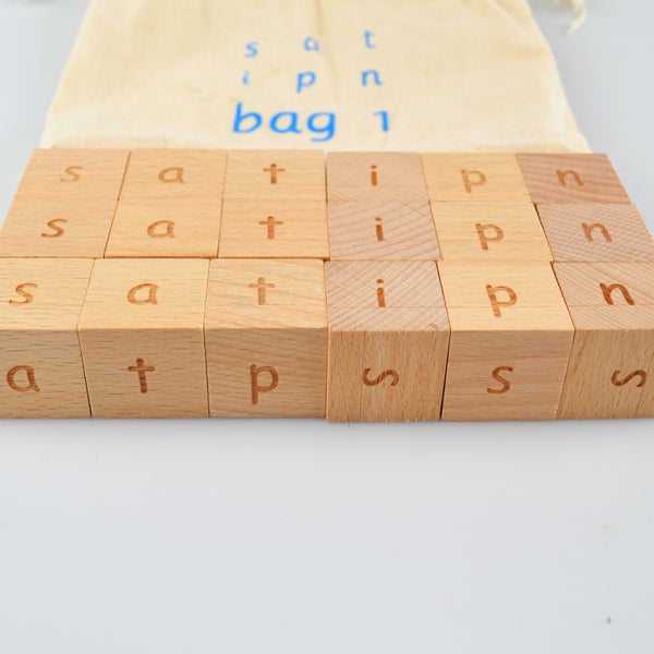 Can Do Cubes for Synthetic Phonics - Stage 1 - Student Cube 1 Set - Homeschool