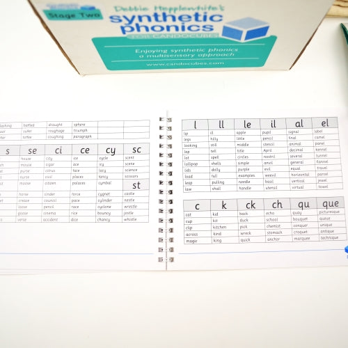 Debbie Hepplewhites Synthetic Phonetic Wooden Reading Blocks Stage 2 Candocubes