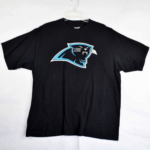 Reebok Carolina Panthers NFL T-Shirt Mens - Black - Size Large