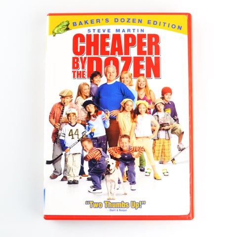 Cheaper By The Dozen (DVD, 2005, Fullscreen) Steve Martin, Bonnie Hunt