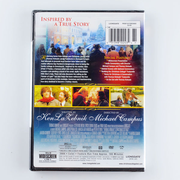 Thomas Kinkade's Christmas Cottage (DVD, 2008) Marcia Gay Harden NEW