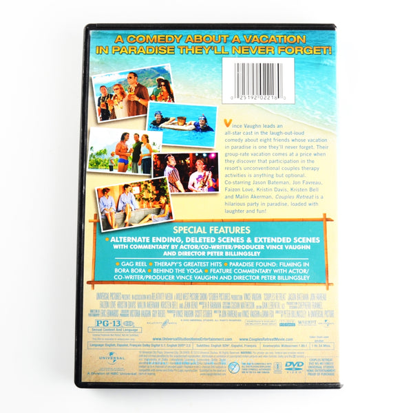 Couples Retreat (DVD, 2010, Widescreen) Vince Vaughn, Jason Bateman