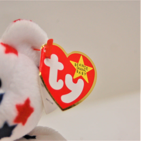 Ty Beanie Baby Glory Bear 8" Plush  Stuffed Animal Doll Toy
