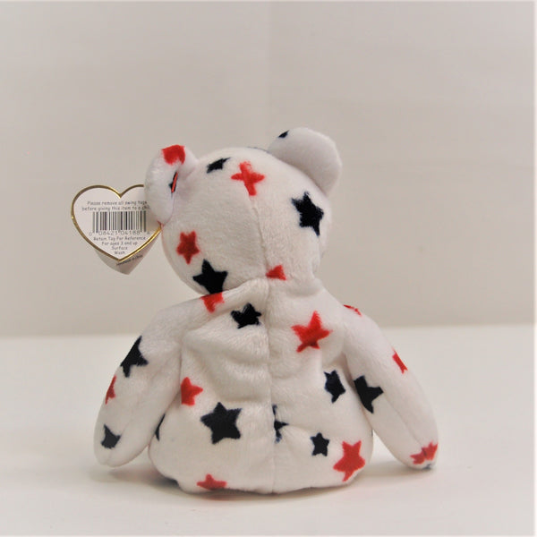Ty Beanie Baby Glory Bear 8" Plush  Stuffed Animal Doll Toy