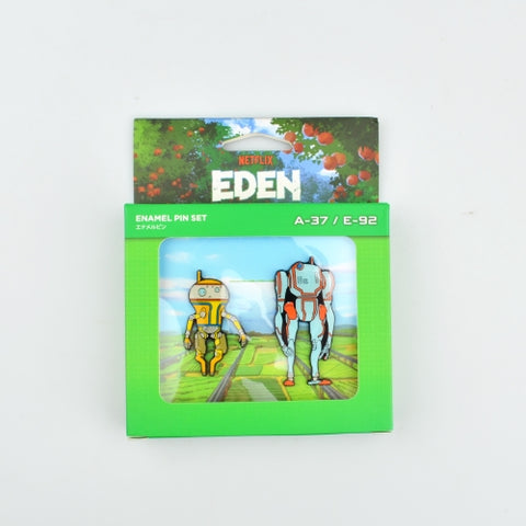 Super7 Netflix Anime: Eden Enamel Pin Set, 2pk, A37 and E92