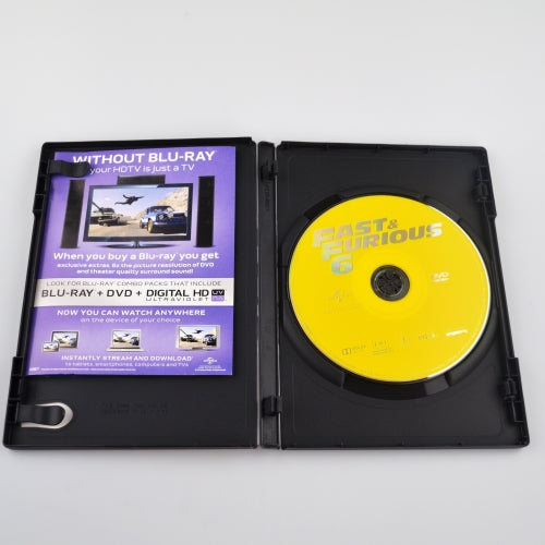 Fast & Furious 6 (DVD, 2013, Widescreen) Van Diesel, Paul Walker