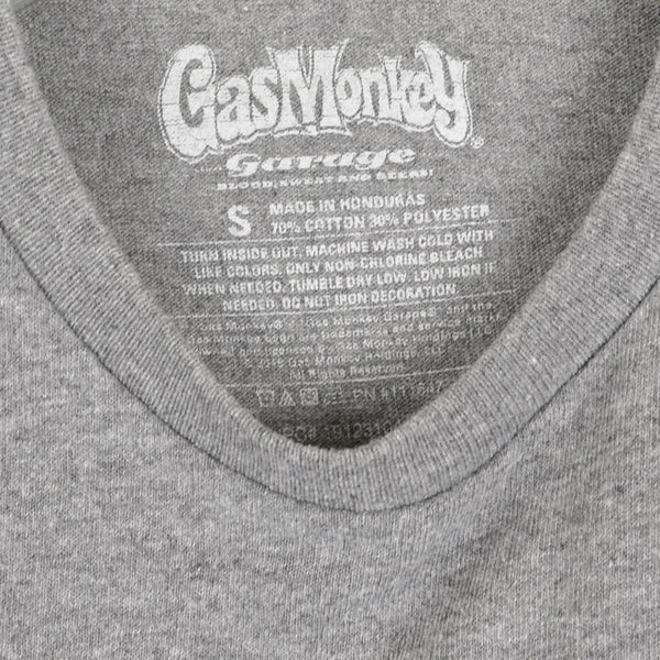 Gas Monkey Garage Men’s Graphic T Shirt - Gray - Size Small