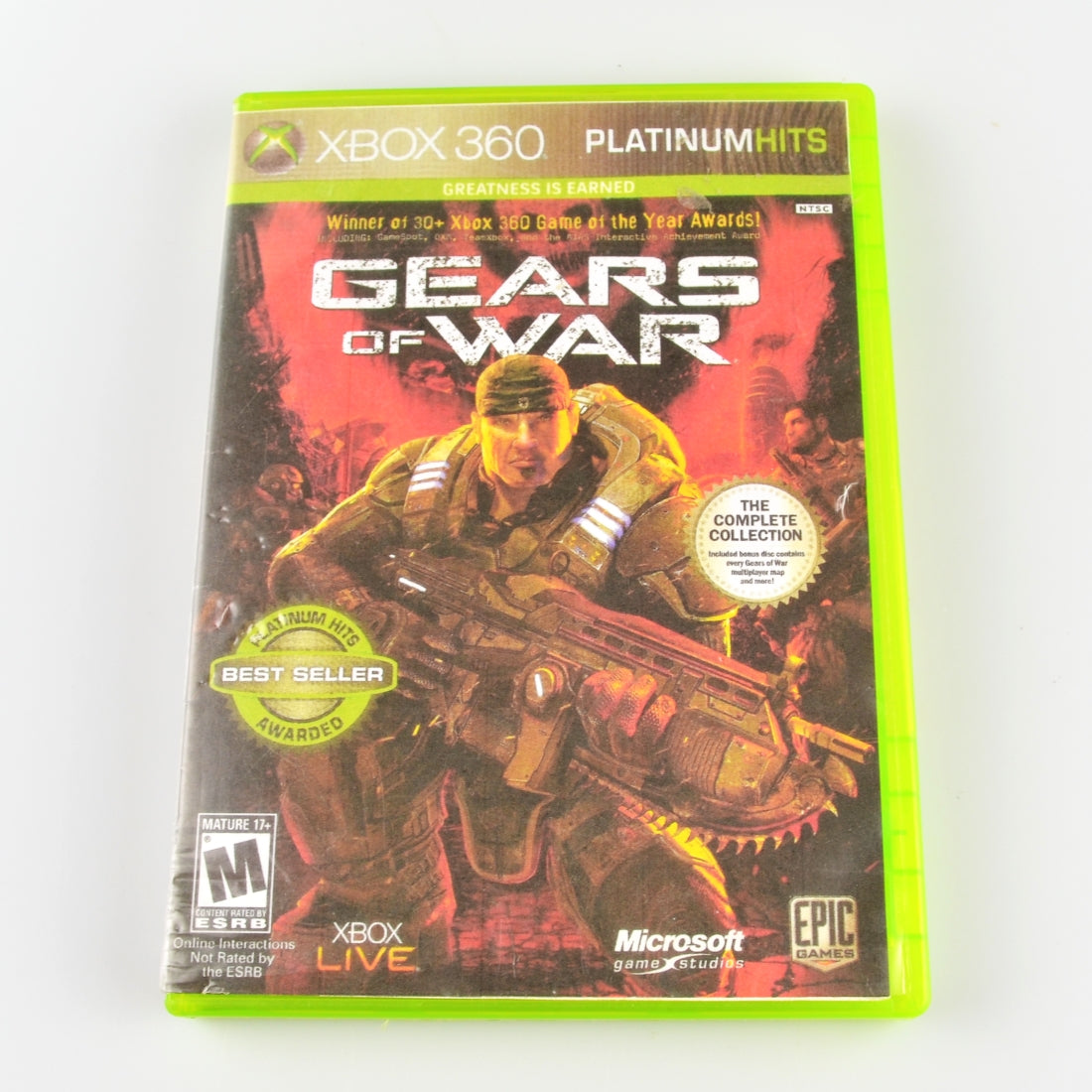 Gears Of War (Microsoft Xbox 360, 2015) - Platinum Hits