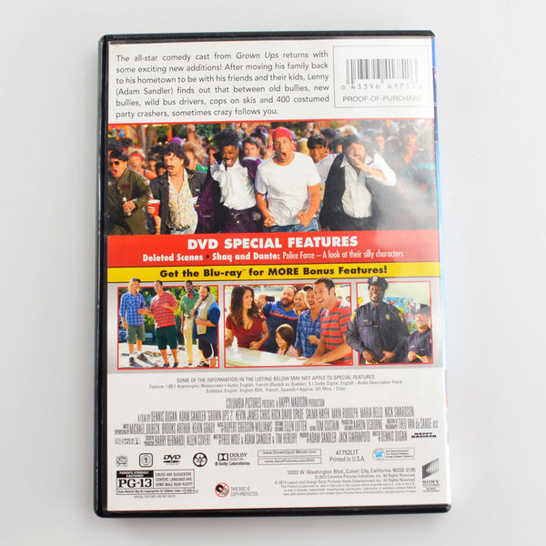 Grown Ups 2 (DVD, 2013) Adam Sandler, Kevin James, Chris Rock, David Spade