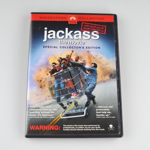 Jackass The Movie (DVD, 2002) Johnny Knoxville, Bam Margera - Collector's Edition