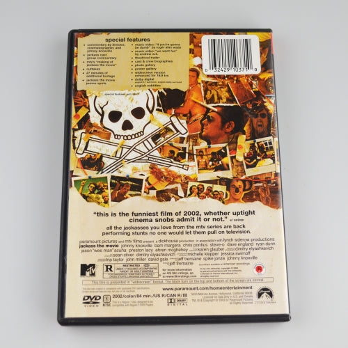 Jackass The Movie (DVD, 2002) Johnny Knoxville, Bam Margera