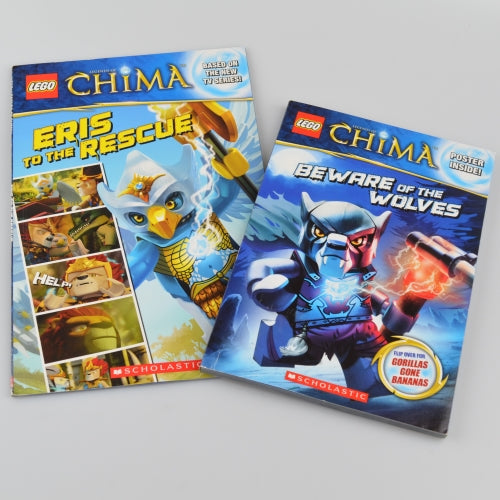 Lego Legends Of Chima: Eris To The Rescue by Greg Farshtey Plus Beware of Wolves