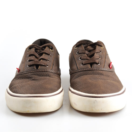 Levi's Mens Ethan Casual Fashion Sneaker Shoe Size 8 Brown Faux Leather - 51921409B