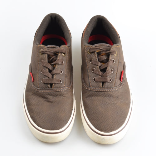 Levi's Mens Ethan Casual Fashion Sneaker Shoe Size 8 Brown Faux Leather - 51921409B
