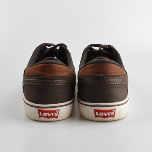 Levi's Mens Ethan Casual Fashion Sneaker Shoe Size 8 Brown Faux Leather - 51921409B