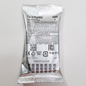 Lexmark 100XL Magenta Genuine Lexmark 100 XL Ink Cartridge - New No Box