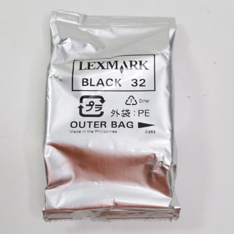 Lexmark 32 Black Genuine Lexmark 32 Ink Cartridge - New No Box