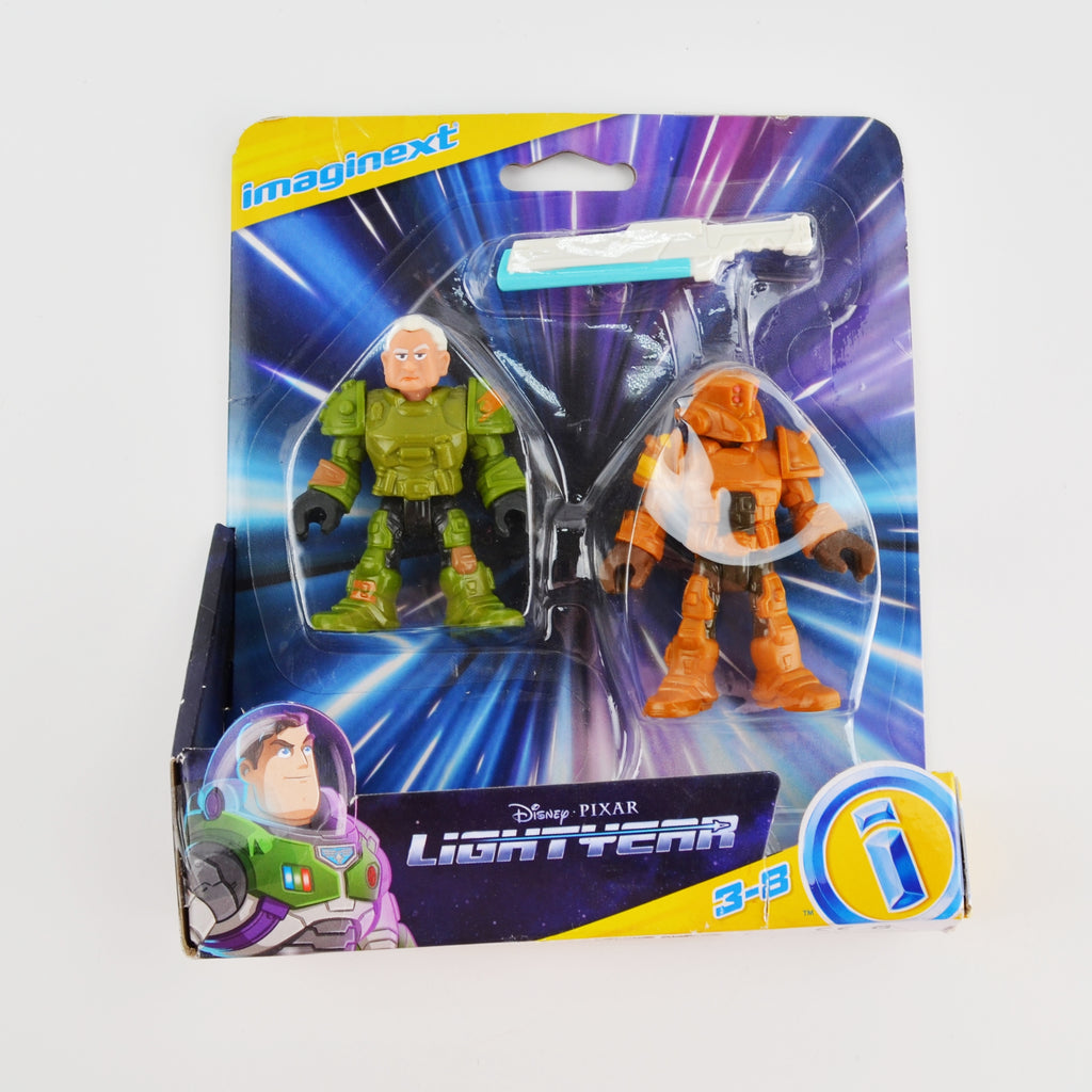 Imaginext Darby Steel & ZAP Patrol Figures - Disney Pixar Buzz Lightye ...