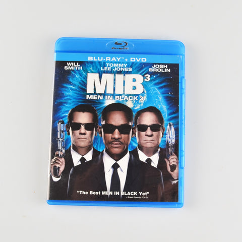 MIB3 - Men In Black 3 (Blu-Ray, 2012) Will Smith, Tommy Lee Jones, Josh Brolin
