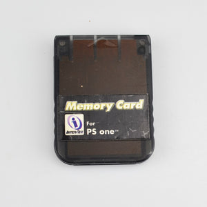 InterAct Sony PlayStation 1 PS1 PS One Clear Gray Memory Card