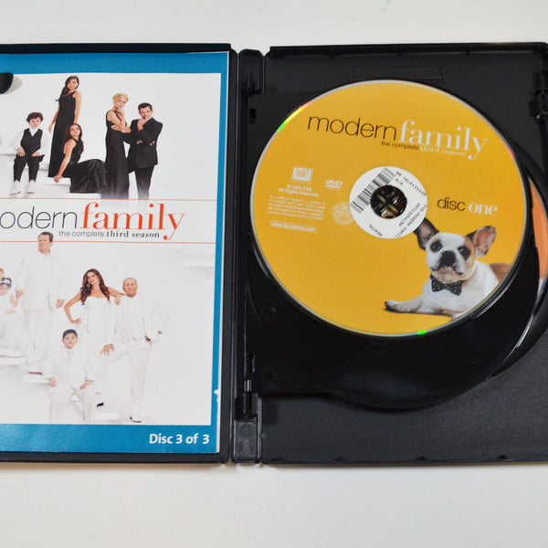 Modern Family Complete Third Season (3 DVDs, 2012) Ed O'Neill, Sofía Vergara