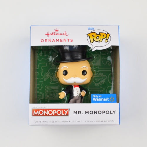 Funko Pop! Mr. Monopoly Hallmark Christmas Tree Ornament Walmart Exclusive NEW