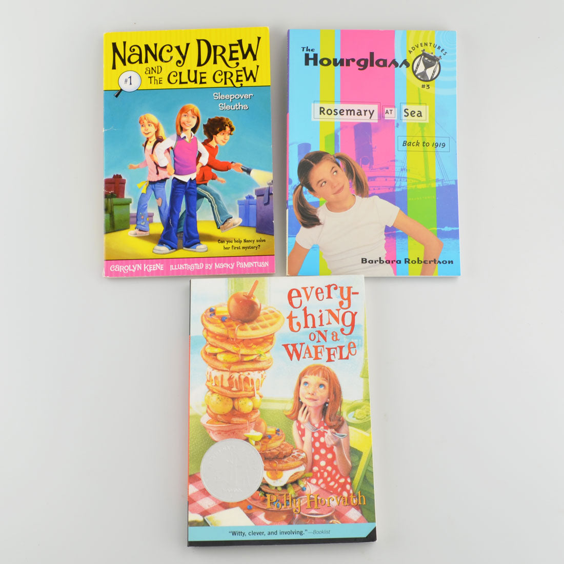 Lot of 3 Nancy Drew and the Clue Crew - Sleepover Sleuths by Carolyn Keene PLUS