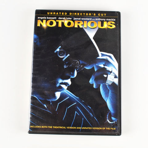 Notorious (DVD, 2009, Widescreen) Angela Bassett, Derek Luke - Director's Cut