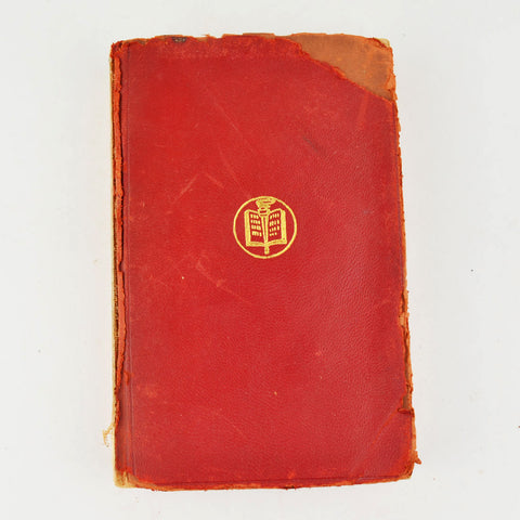 The Origin of Species by Charles Darwin - Red Faux Leather - Burt Company 1920-37