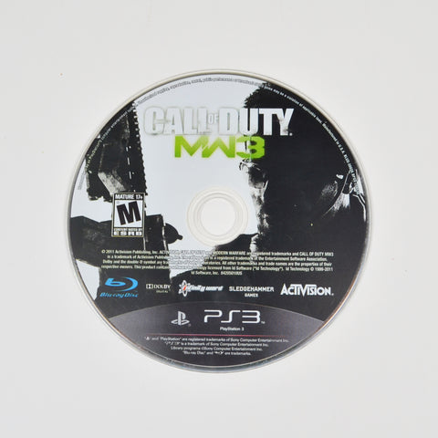 PS3 PlayStation 3 - Call Of Duty Modern Warfare 3 MW3 Game - Sony 2011 - DISC ONLY