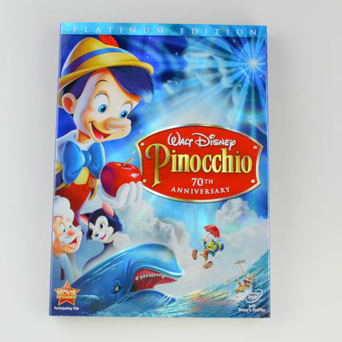 Pinocchio 70th Anniversary (DVD, 2009) Dickie Jones - Walt Disney NEW