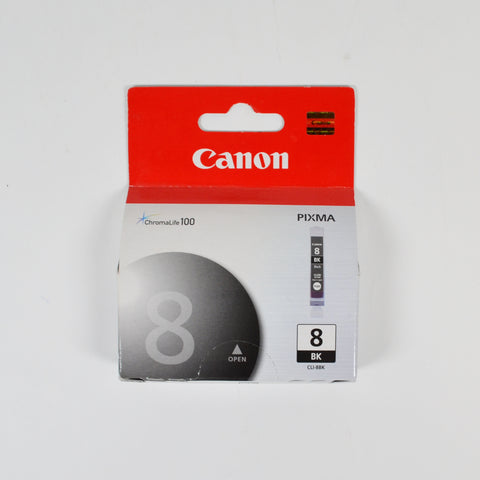 Canon Pixma 8 Ink Cartridge Black CLI-8BK - Chromalife 100 - NEW Sealed