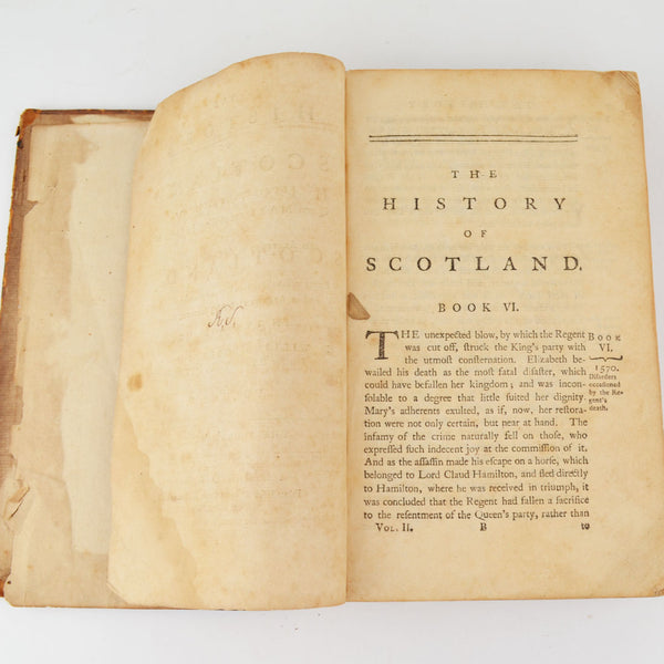 The History of Scotland by William Robertson - Vol II, 4th Edition - 1761