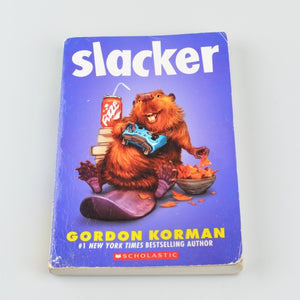 Slacker by Gordon Korman - Scholastic 2016