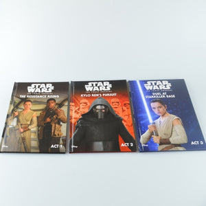 Star Wars The Force Awakens by Benjamin Harper Acts 1-3 Disney Book Lot of 3