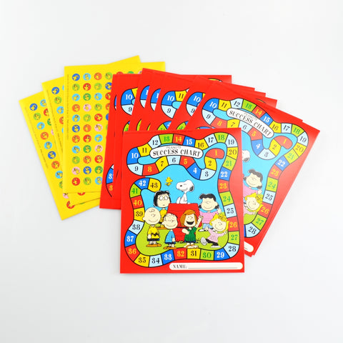 Peanuts Mini Reward Charts, Game, Chore Chart, 11 Charts, 3 Sticker Sheets