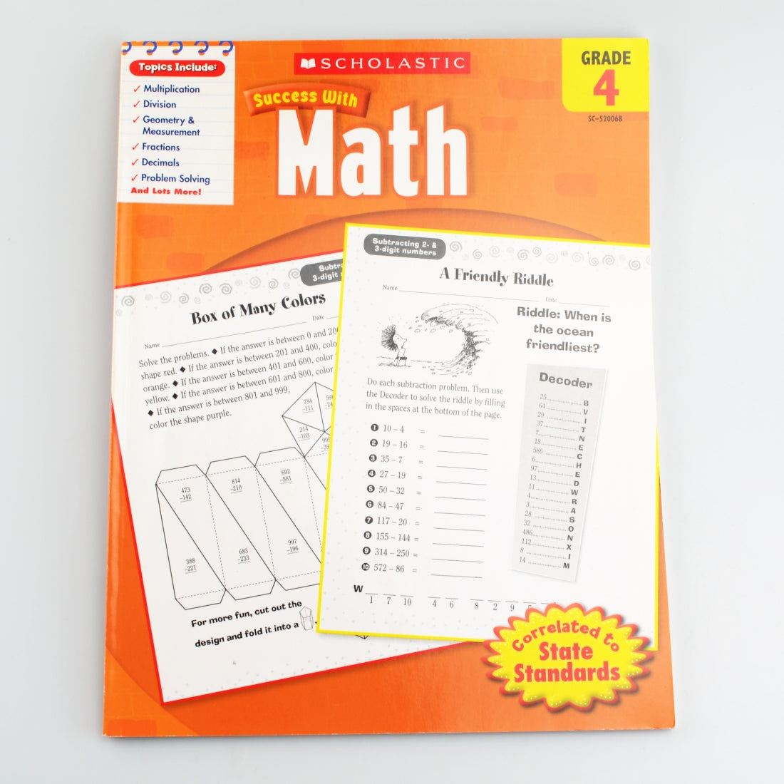 Success With Math Grade 4 by Scholastic Teaching Resources