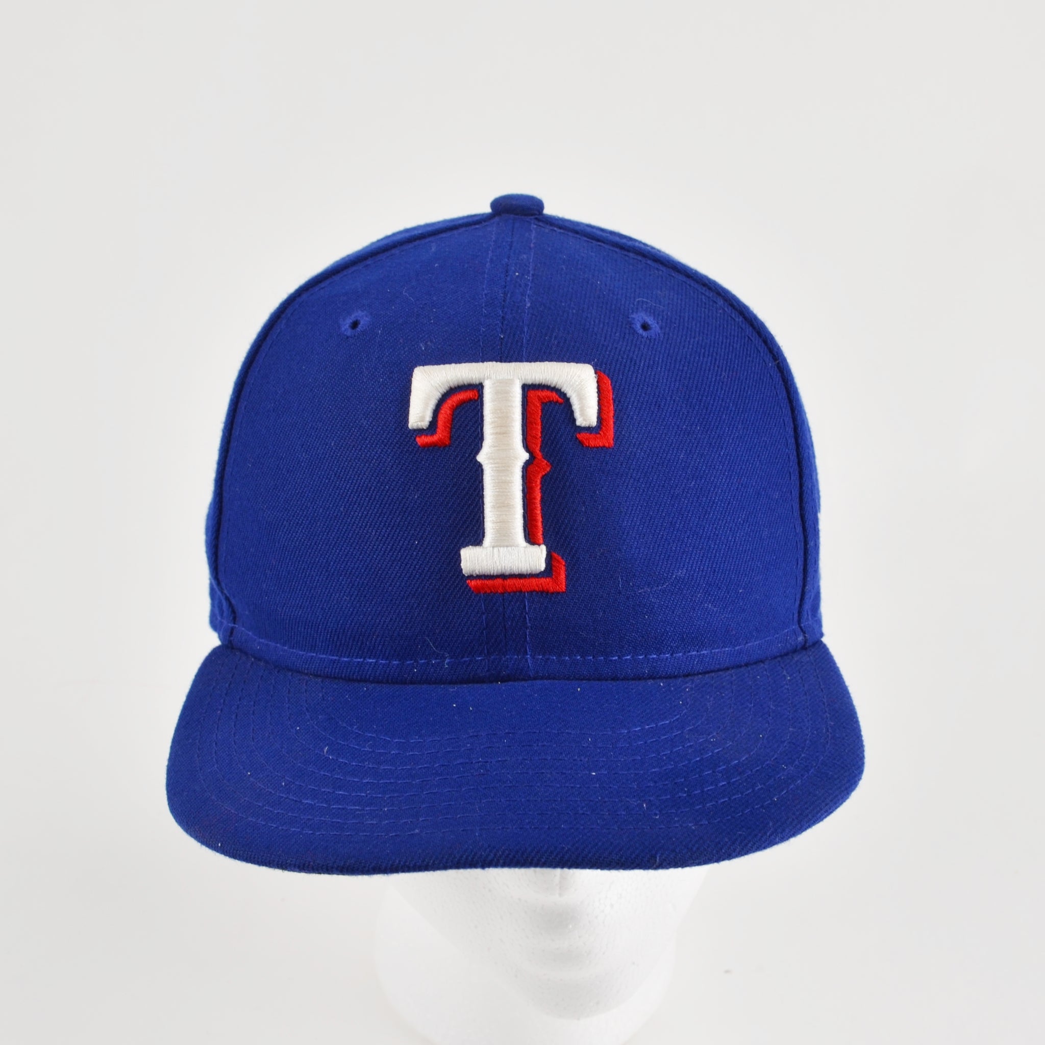 Texas Rangers Blue New Era 59Fifty Authentic MLB Fitted Hat Youth Size 6 5/8