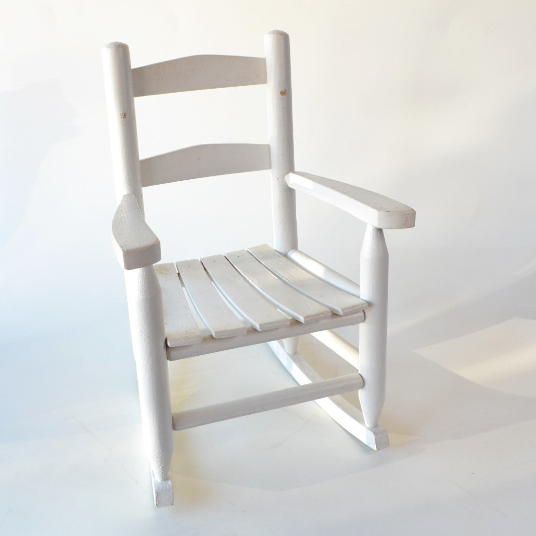 Child's Wooden Rocking Chair - White Rocker
