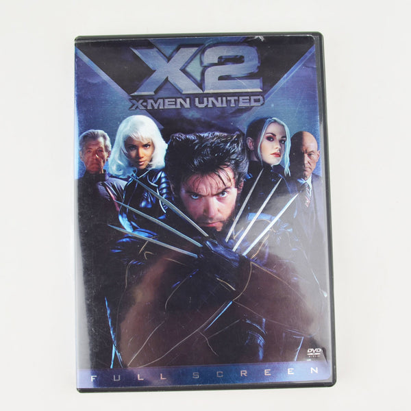 X2: X-Men United (DVD, 2003, 2-Disc Set, Fullscreen) - 100% Complete
