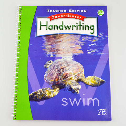 ZB Handwriting 2M Teacher Edition by Zaner-Bloser - Grade 2