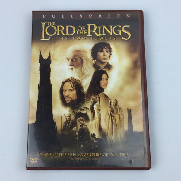 Lord Of The Rings - The Two Towers (DVD, 2003, Full Screen) Elijah Wood