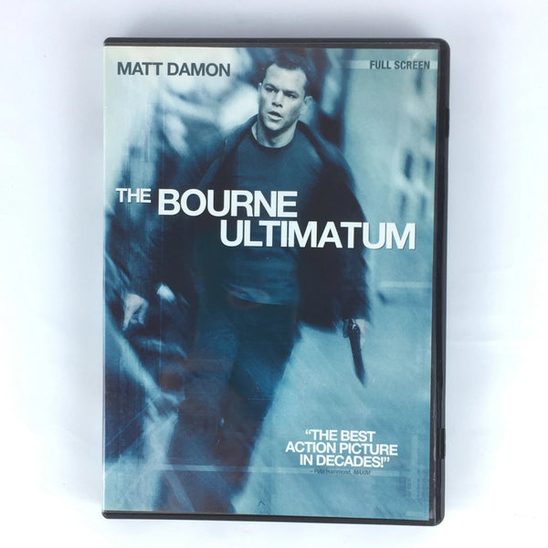 The Bourne Ultimatum (DVD, 2007, Full Screen) Matt Damon