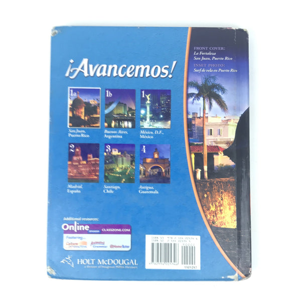 ¡Avancemos! Spanish 1a Student Text by Holt McDougal